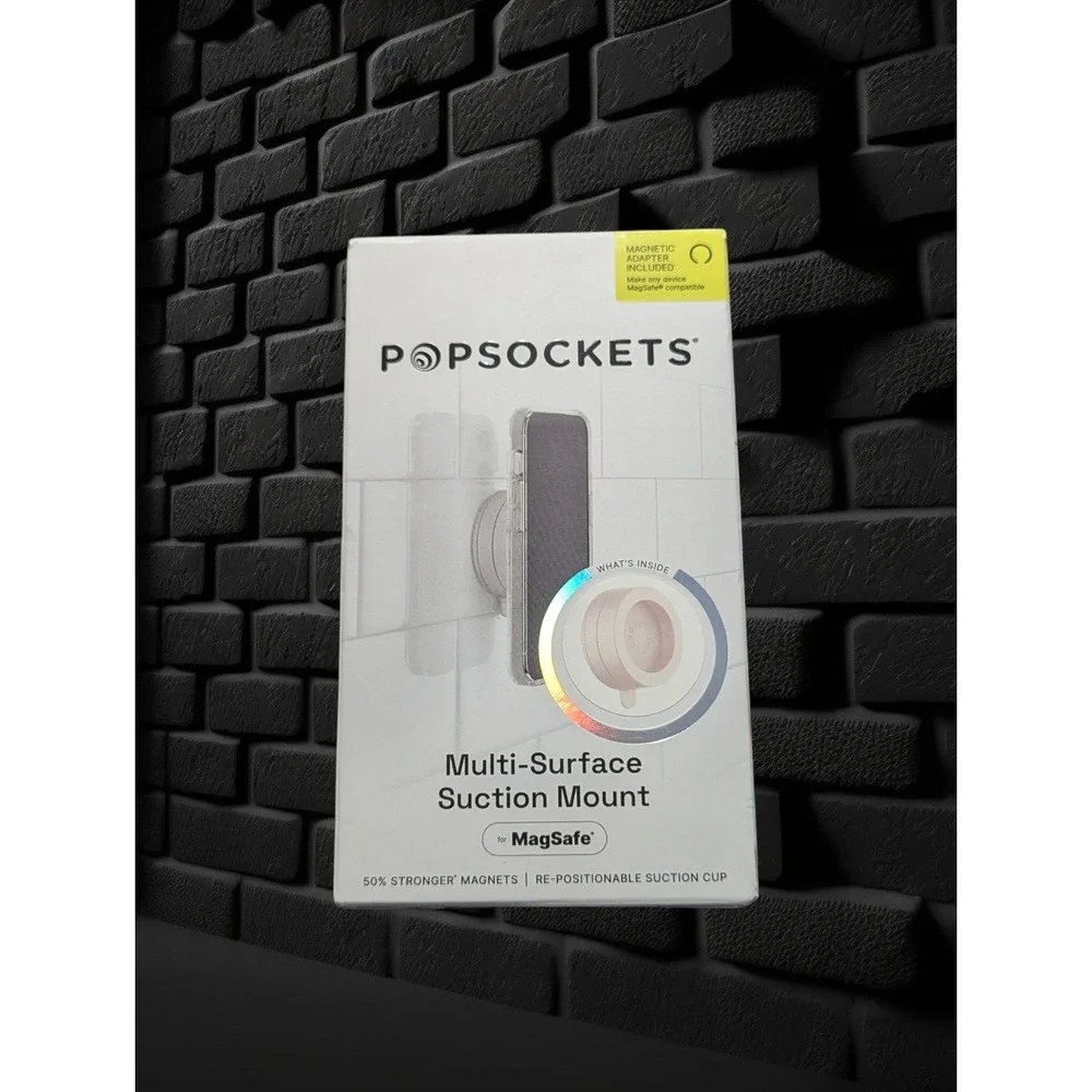 D2-N PopSockets Multi-Surface Suction Mount with MagSafe‎ - Metallic Horchata